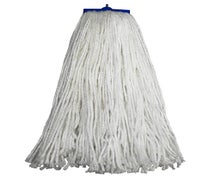 Impact Products 40124 Screw-Type Cut End Rayon Wet Mop Head, 24 oz., White, Case of 12