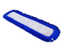 Impact Products LFFD24 24" Microfiber Mop Pad with Velcro Back, Blue, Case of 72