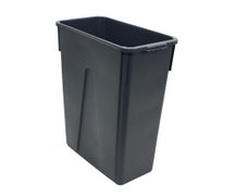 Value Series 23-Gallon Slim Rectangular Trash Can, Gray