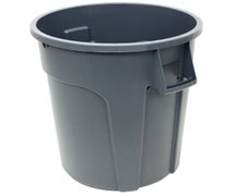 Value Series 32 Gallon Round Trash Can, Gray