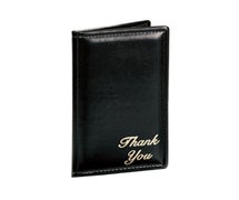 H Risch 5000P Check Presentation Cover - Two Corner Pockets, Black