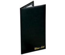 Deluxe Wine List Cover, Black