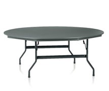 KI Furniture DLR60 Round Folding Table 60" Round, Lightweight ABS