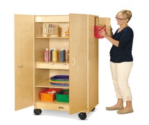 Jonti-Craft 5946JC Hideaway Storage Cabinet Mobile