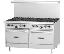Garland G488LL 48" Commercial Gas Range - Restaurant Series, 8 Burners, 2 Space Saver Ovens, Natural Gas