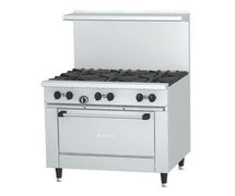 Garland U488LL Commercial Gas Range 48"W, 8 Burners, 2 Space Saver Ovens, Natural Gas