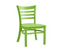 Supreme 8316-P Ladder Back Indoor/Outdoor Chair, Lime