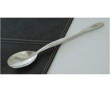 G.E.T. Enterprises BSPD-01 10" Stainless Steel Solid Serving Spoon, Pounded Finish