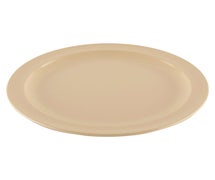 G.E.T. Enterprises DP-510-T SuperMel Melamine Round Dinner Plate, 10.25" Diameter, Tan