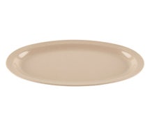 Melamine Servingware - Supermel 11-3/4"x8-1/4" Oval Platter, Sandstone
