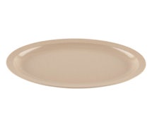 Melamine Servingware - Supermel 13-1/4"x9-3/4" Oval Platter, Sandstone