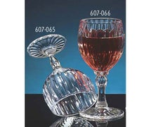 GET Enterprises SW-1421-1-SAN-CL Plastic Barware 8 oz. Fluted Wine Glass (Short)
