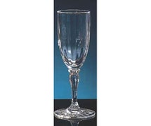 GET Enterprises SW-1420-1-SAN-CL Plastic Barware 6 oz. Fluted Champagne Glass