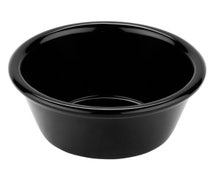 GET Enterprises RM-400 - Smooth Melamine Ramekin - 4 oz. Capacity, Black