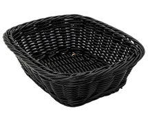 Poly Woven Basket Rectangular, 9-1/4"Wx7-3/4"Dx3-1/2"H, Black