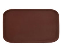 Non-Skid Service Tray - 14" Rectangular, Brown