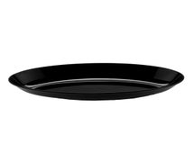 Siciliano Melamine Oval Platter, 27"Wx10"Dx2"H, Black