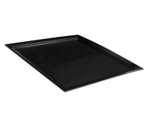 Siciliano Melamine Square Platter, Black