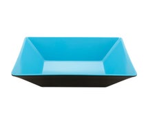 Brasilia Melamine Square Serving Bowl - 5.7 Qt., Blue