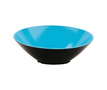 Brasilia Melamine Cascading Serving Bowl - 1.9 Qt., Blue