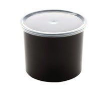 Round Crock - 1.2 Qt., Black