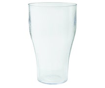 GET Enterprises 7724-1-CL Bell Soda Tumbler - 24 oz. Capacity, Textured