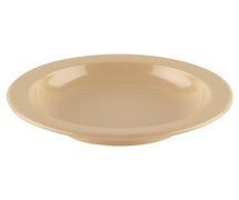 G.E.T. Enterprises DN-416-T - Supermel Bowl/Soup Plate, 16 oz. (18-1/4 oz. rim full), Tan, 1 Dozen