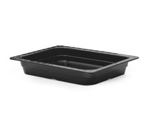 G.E.T. Enterprises ML-18 - Food Pan/Insert Pan, GN 1/2 size (12.80" x 10.43"), Black