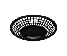 G.E.T. Enterprises RB-820-BK - Bread & Bun Basket, 8" x 2" deep, Black, 3 dz./CS