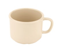G.E.T. S-12 - SAN Plastic Coffee Mug - 12 oz. Capacity - Stackable, Ivory