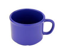 G.E.T. S-12 - SAN Plastic Coffee Mug - 12 oz. Capacity - Stackable, Peacock Blue