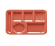 G.E.T. Enterprises TL-152-RO - School & Cafeteria Tray, 14" x 10", Rio Orange, 1 Dozen