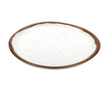 G.E.T. Enterprises CS-10 Mill Melamine Plate, 10-1/2" Dia., Rustic