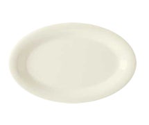 GET OP-120-DI Diamond Ivory Dinner Platter, 12"Wx9"D