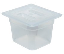 Cambro 60P Sixth Size Translucent Food Pan Cover with Handle