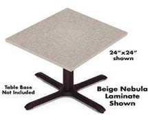 Plymold Laminate Edge Table Top with Laminate Top, 48" Diam.