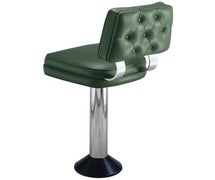 Counter Bar Stool with Button-Tufted Back, Grade F Upholstery