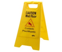 Value Series 24" Caution Wet Floor Sign