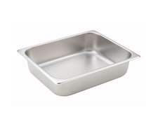 Winco SPH4 Steam Table Pan, Half Size, 4" Deep