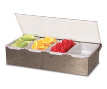 Central Restaurant CD-4 Bar Condiment Organizer with (4) Pint Inserts