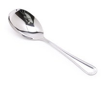 Central Restaurant RE-115 Buffet Serving Spoon Solid, Solid Handle, 8-3/4"