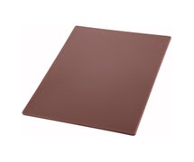 Commercial Color Cutting Board - Economy, 12"Wx18"D, Brown