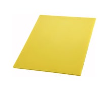 Commercial Color Cutting Board - Economy, 12"Wx18"D, Yellow