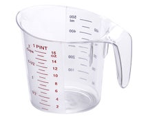 Value Series PMCP-50 Polycarbonate Measuring Pitcher, 1/2 Quart Capacity