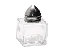 Salt and Pepper Shaker - Chrome Metal Top, 1/2 oz. Capacity