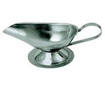 Value Series GBS-3 3 oz. Stainless Steel Dressing/Gravy Boat