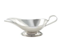 Stainless Steel Gravy Sauce Boat with Handle, 8 Oz.