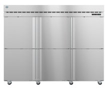 Hoshizaki F3A-HS Freezer, Three Section Upright, Half Stainless Doors with Lock