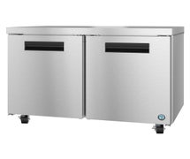 Hoshizaki UF48A Freezer, Two Section Undercounter, Stainless Doors