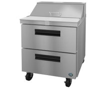 Hoshizaki SR27A-8D2 Refrigerator, Single Section Sandwich Prep Table, Stainless Drawers